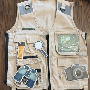 NWOT kids Mini explorer reflective utility vest. OSFM. Halloween. Play Exploring